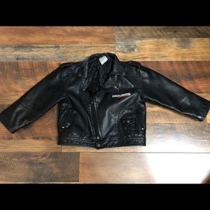 Harley Davidson faux leather jacket